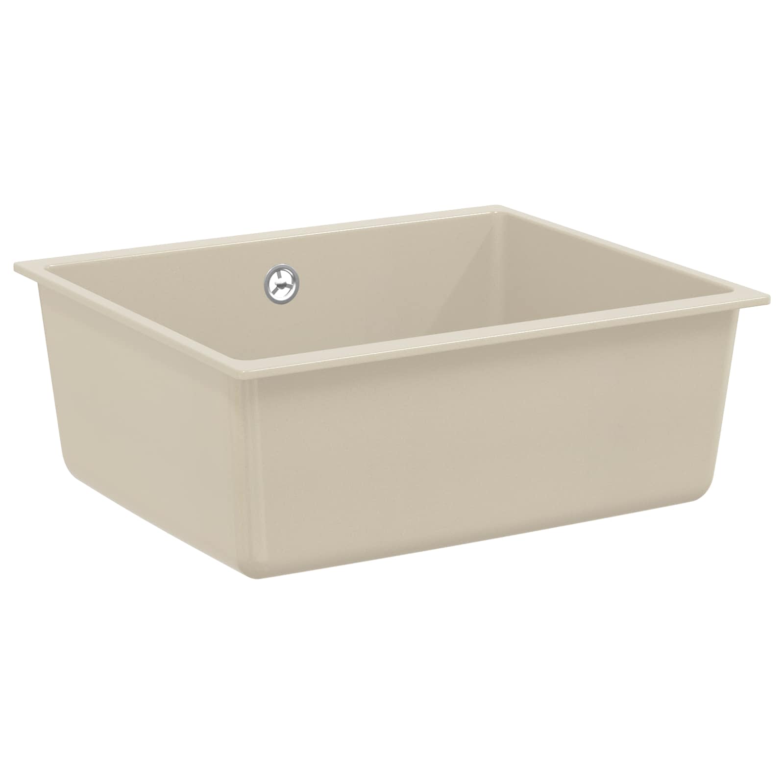 Vask Beige 530 x 460 mm 80% Kvarts og 20% Resin