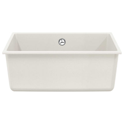 Vask 80% Kvarts og 20% Resin 530 x 460 mm Hvid
