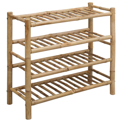 Skostativ 68 x 28 x 63 cm Bambus Naturfarvet