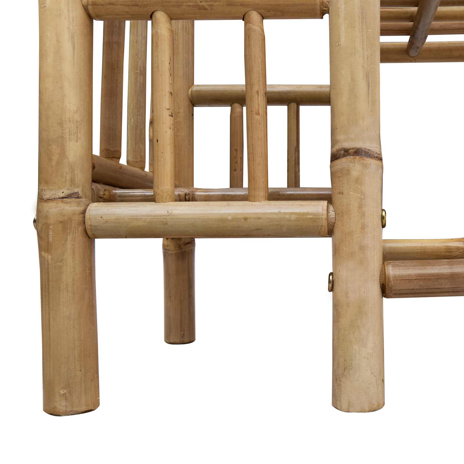 Skostativ med hylde Naturfarvet 88 x 27 x 80 cm Bambus