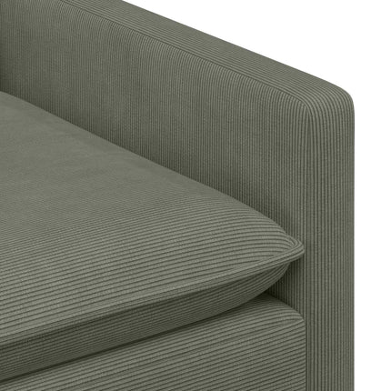 Sofa Sæt 2 pcs Lysegrå Stof