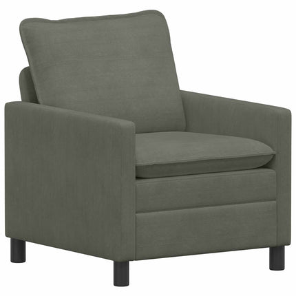 Sofa Sæt 2 pcs Lysegrå Stof
