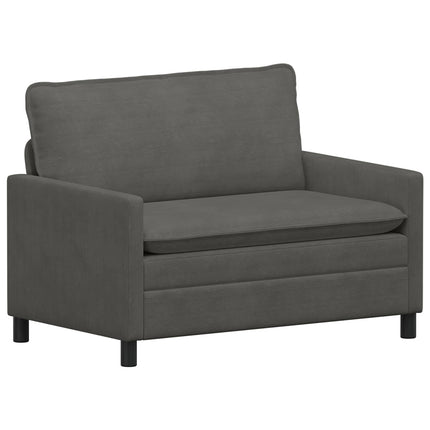 Sofa Sæt 2 pcs Mørkegrå Stof