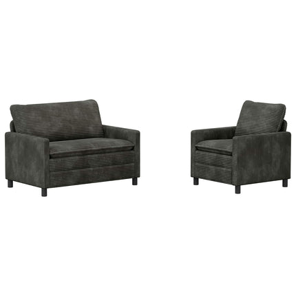 Sofa Sæt 2 pcs Antracit Polyester