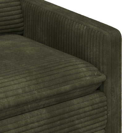 Sofa Sæt 2 pcs Grøn Polyester