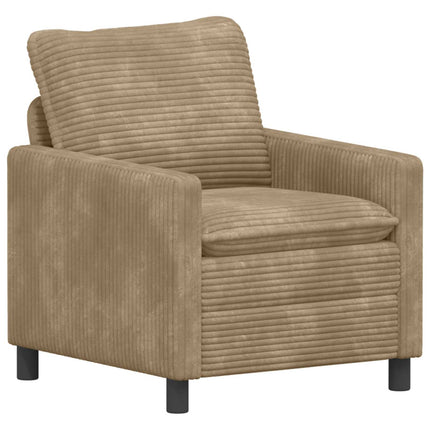 Sofa Sæt 2 pcs Gråbrun Polyester