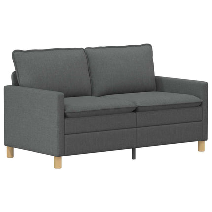 Sofa Sæt 2 stk. Mørkegrå Stof