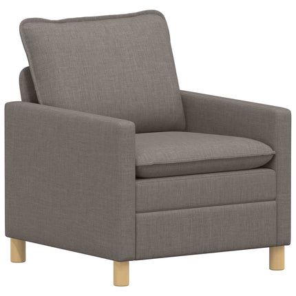 Sofa Sæt 2 stk. Gråbrun Stof