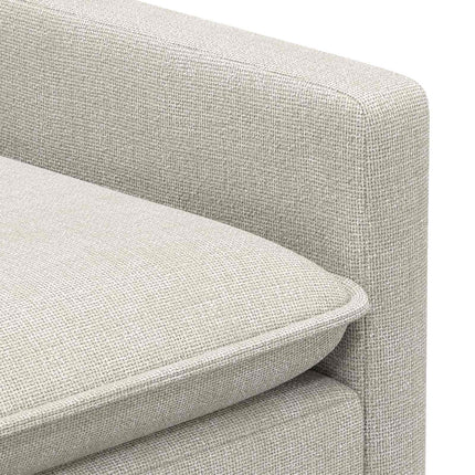 Sofa Sæt 2 pcs Cremefarvet Polyester