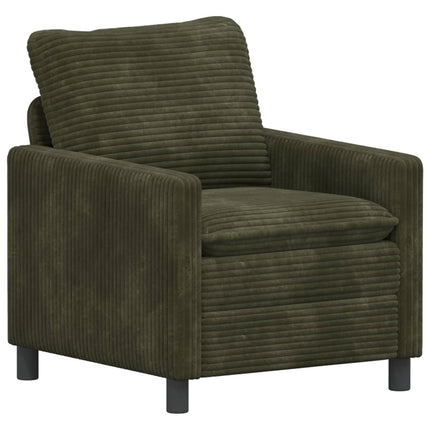 Sofa Sæt 2 pcs Grøn Polyester
