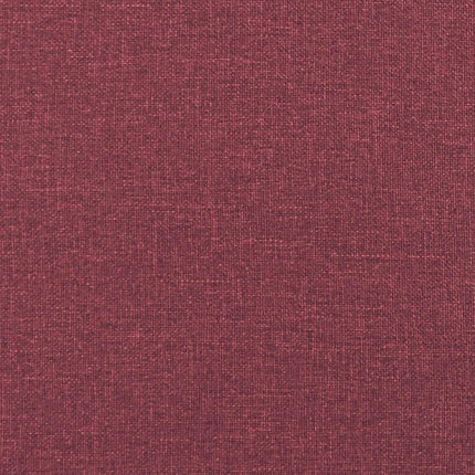 Sofa Sæt 2 stk. Vinrød Stof