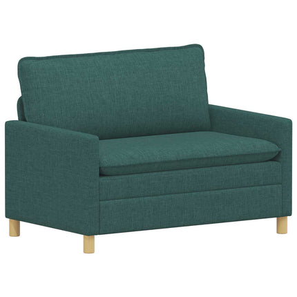 Sofa Sæt 2 stk. Mørkegrøn Stof