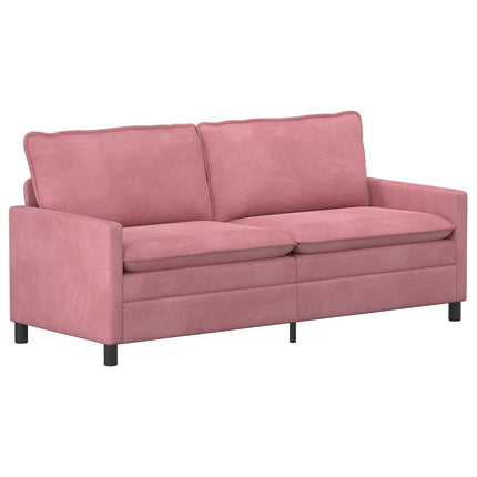 Sofa Sæt 2 pcs Lyserød Fløjl