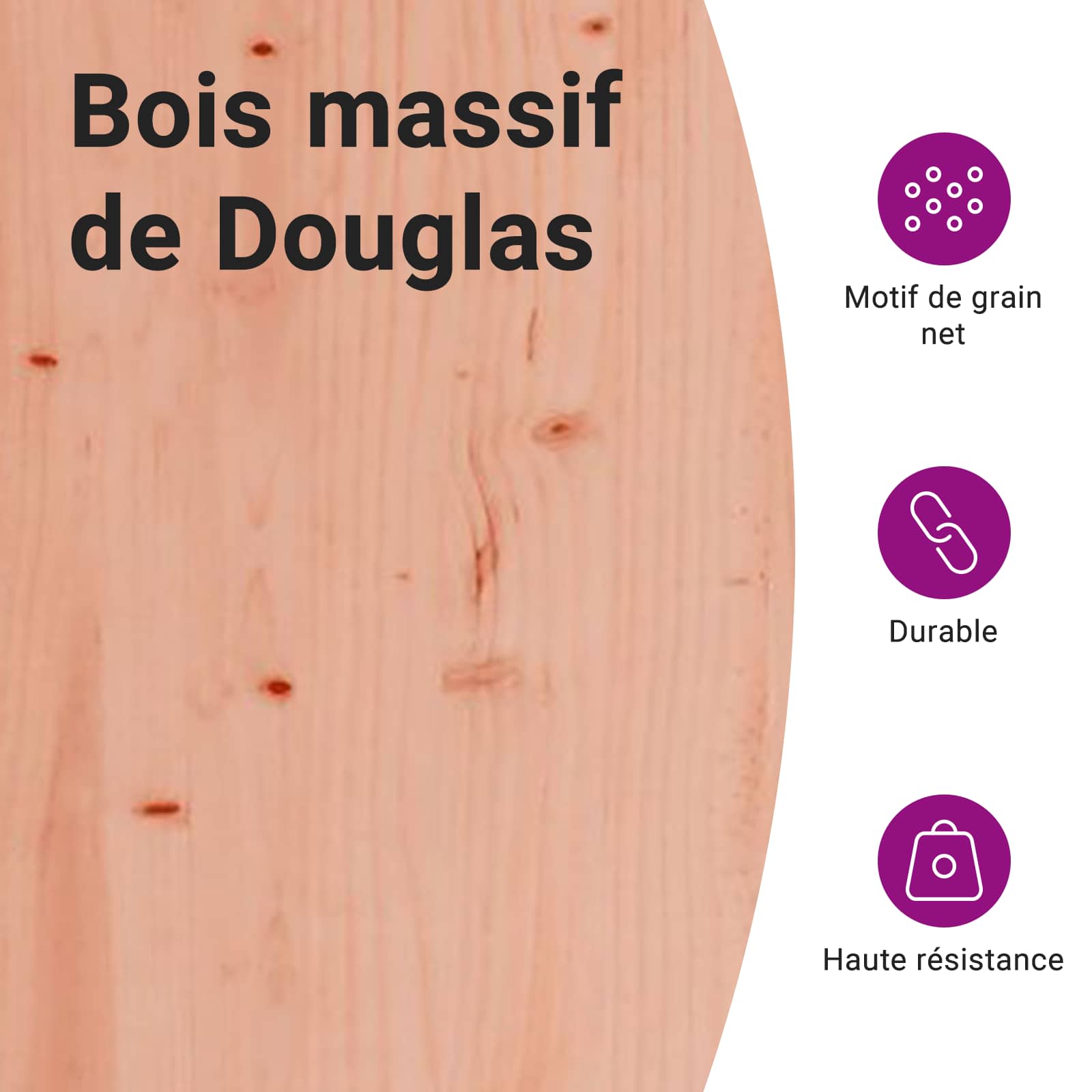 Legetårn Brun 110,5 x 52,5 x 214 cm Massiv Douglas træ
