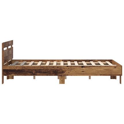 Sengestel Gammelt træ 140 x 200 cm Konstrueret træ