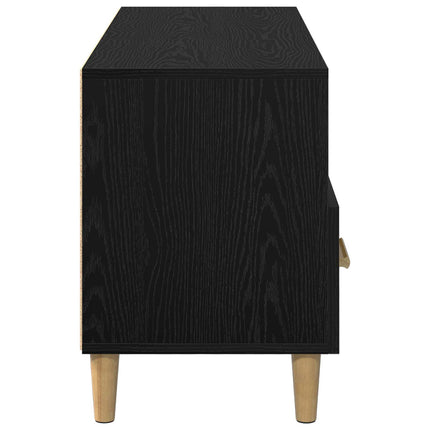 TV-skab 102 x 36 x 50 cm Sort eg Konstrueret træ