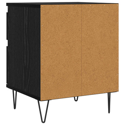 Sengeskab Sort eg 40 x 35 x 50 cm Konstrueret træ