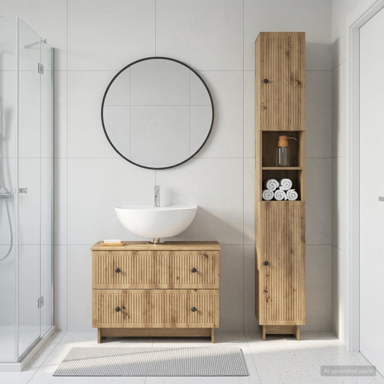2 Deles Badevrelsesskab St EDE Artisan-eg Konstrueret tr