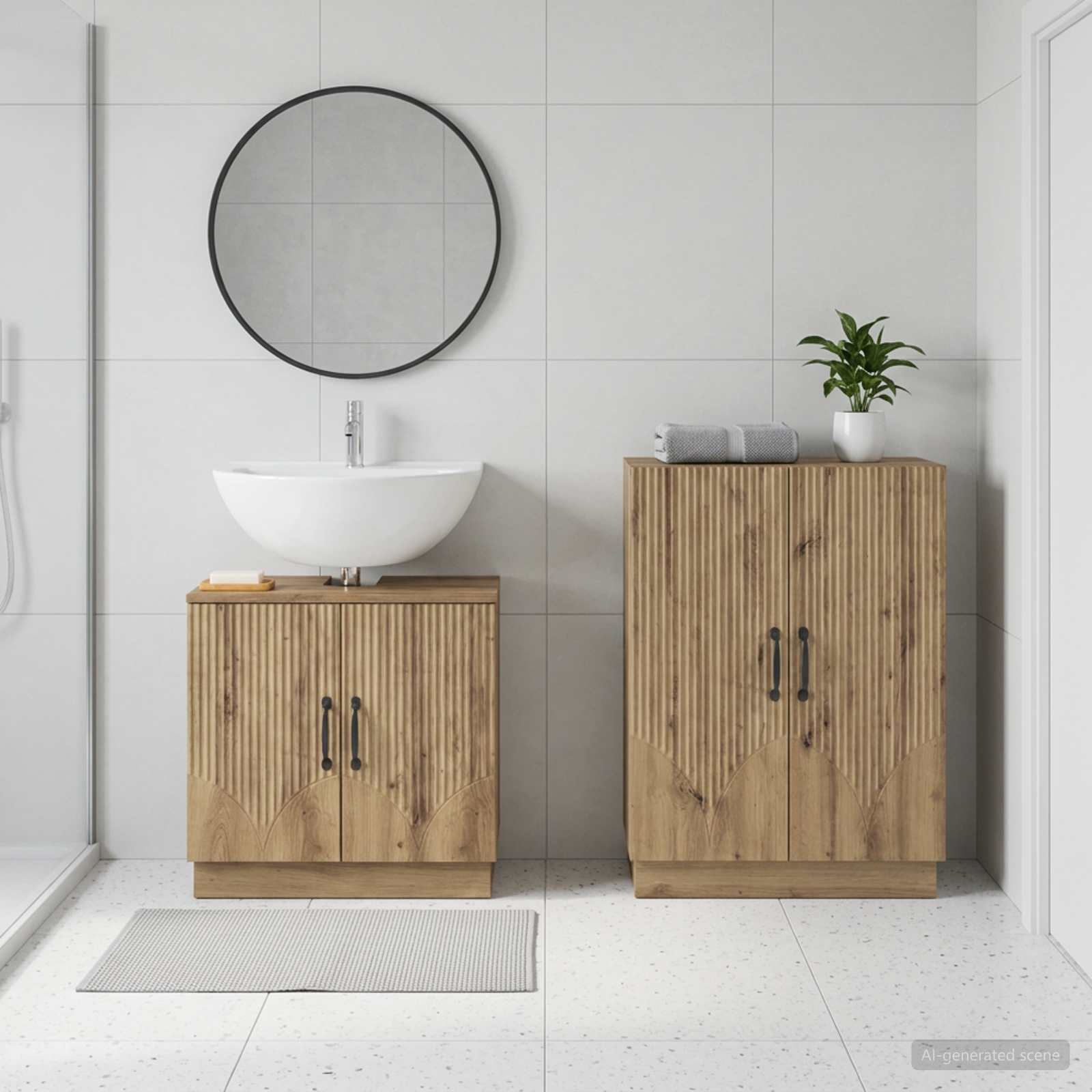 2 Deles Badevrelsesskab St HOORN Artisan-eg Konstrueret tr