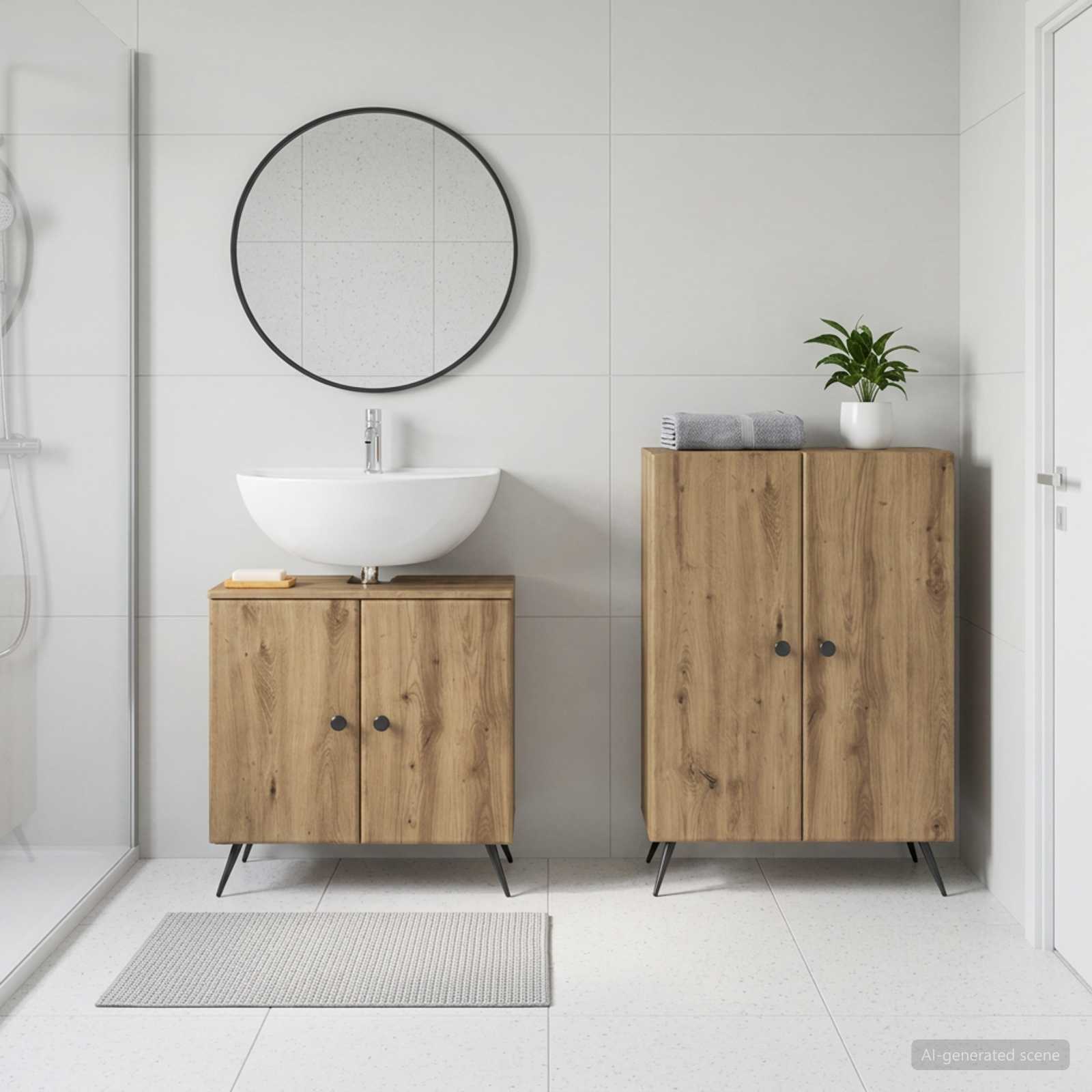 2 Deles Badevrelsesskab St BREDA Artisan-eg Konstrueret tr
