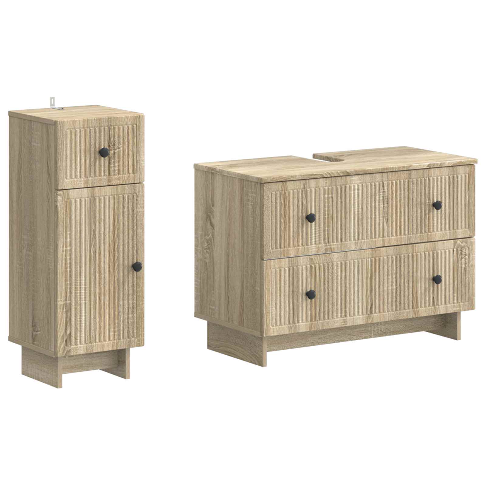 2 Deles Badevrelsesskab St EDE Sonoma-eg Konstrueret tr