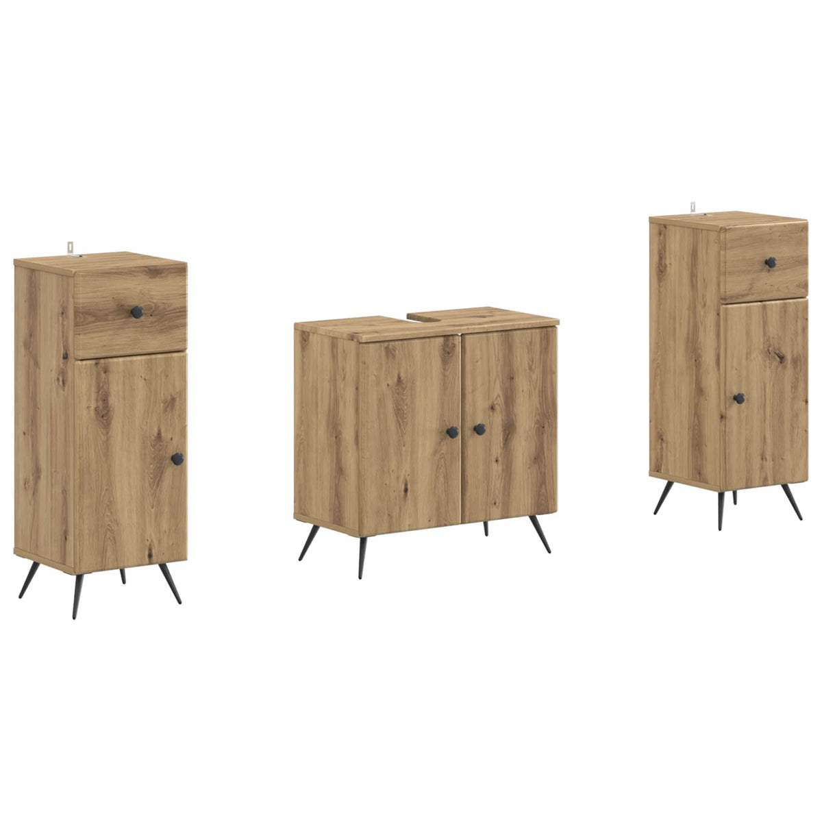 2 Deles Badevrelsesskab St BREDA Artisan-eg Konstrueret tr