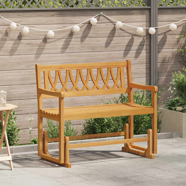 Havestol Gliderbænk Naturfarvet 110 x 59 x 97 cm