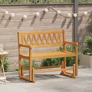 Havestol Gliderbænk Naturfarvet 110 x 59 x 97 cm
