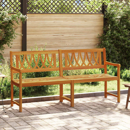 Udendørs bænk Naturfarvet 180 x 55,5 x 90 cm Massivt Akacietræ