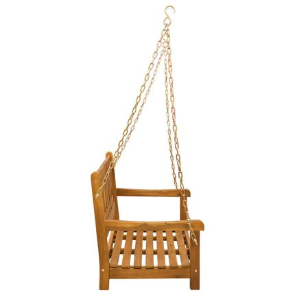 Haveslynge bænk Naturfarvet 110 x 56 x 58 cm Massivt Akacietræ