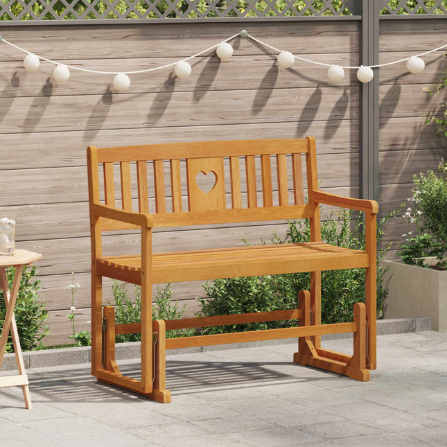 Havestol Gliderbænk Naturfarvet 110 x 59 x 97 cm