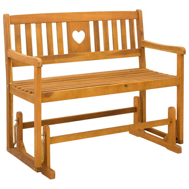 Havestol Gliderbænk Naturfarvet 110 x 59 x 97 cm