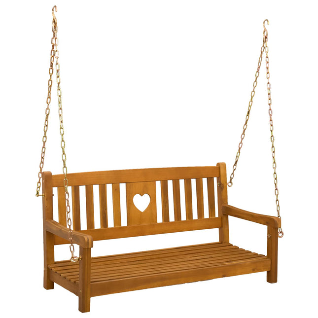 Haveslynge bænk Naturfarvet 110 x 56 x 58 cm Massivt Akacietræ