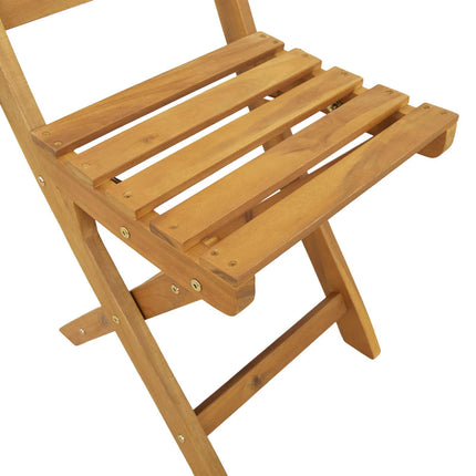 Udendørs Bistro Stole 4 pcs Naturfarvet 40 x 42 x 85 cm
