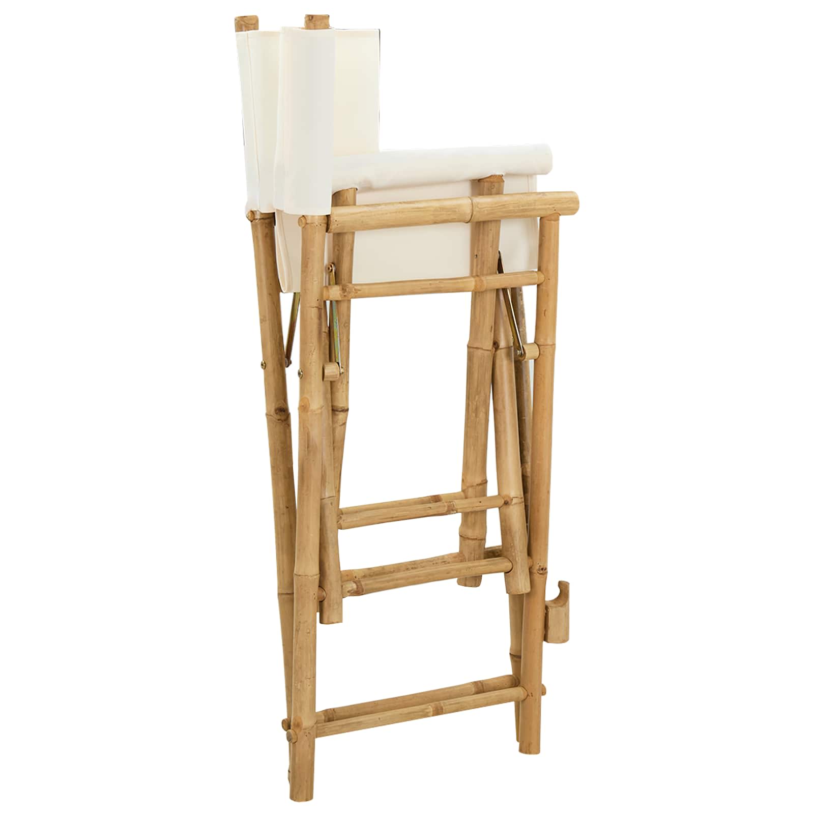 Folding Directors Stol 2 pcs Naturfarvet Bambus