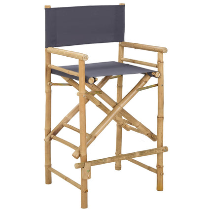 Folding Directors Stol 2 stk. Naturfarvet Bambus