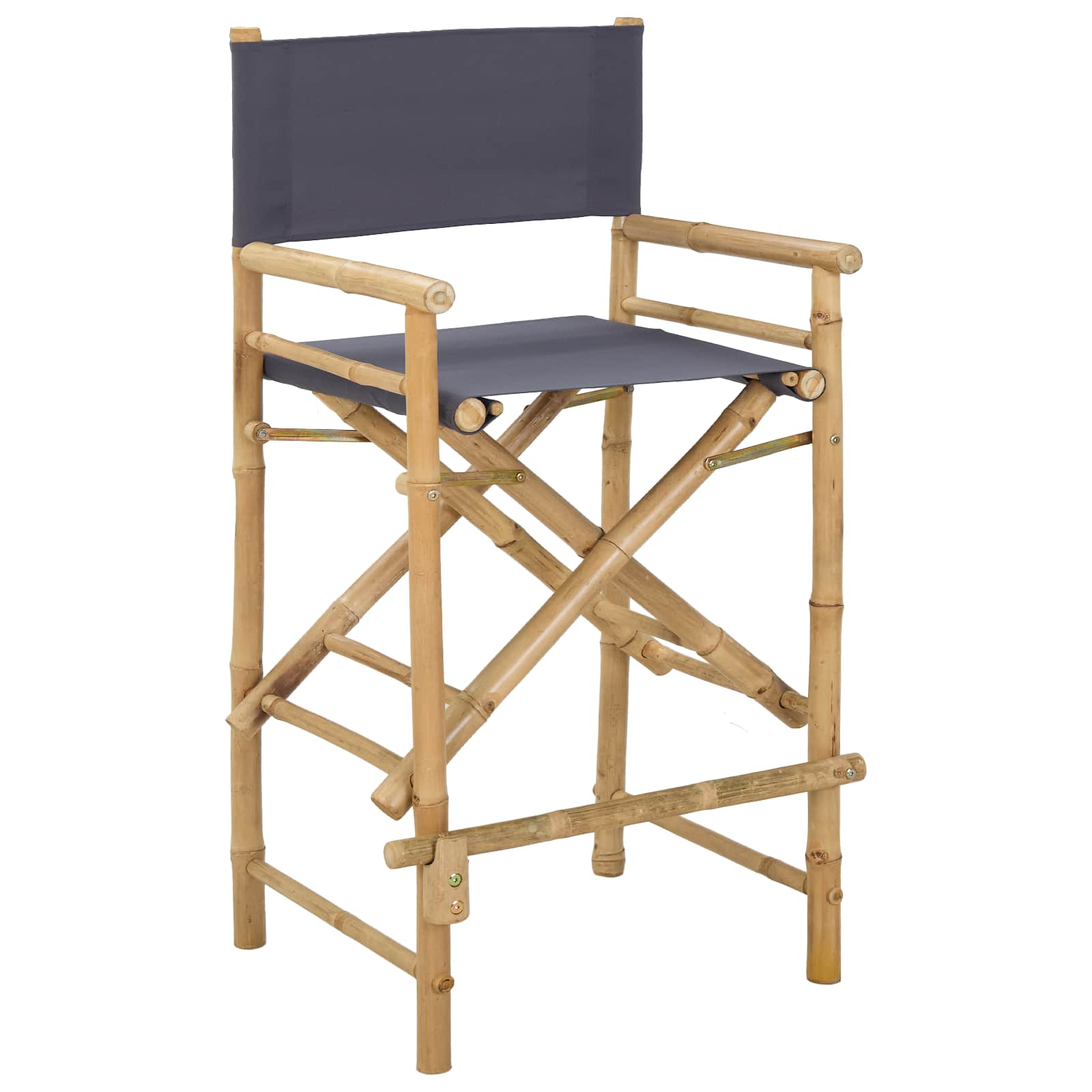 Folding Directors Stol 2 pcs Naturfarvet Bambus