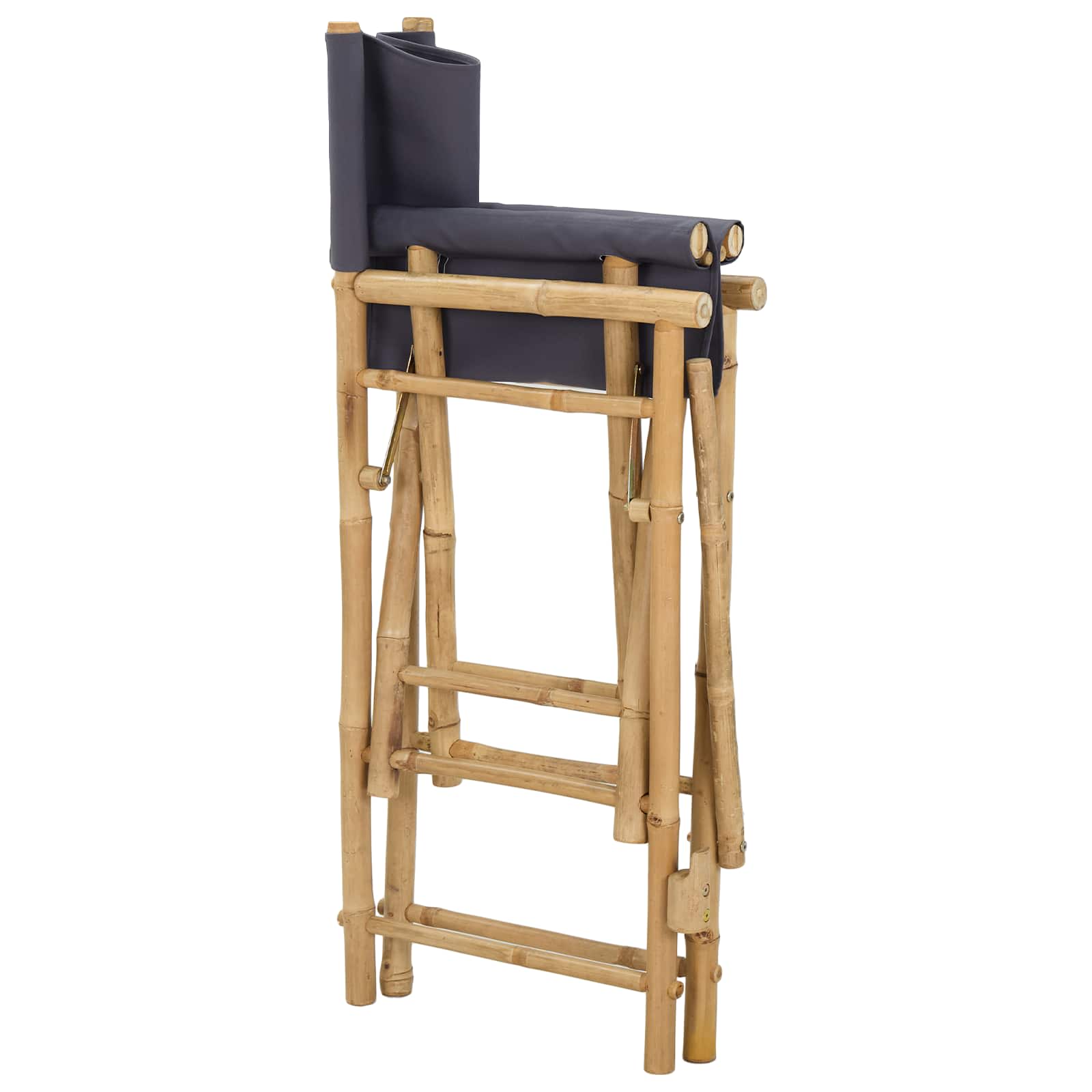 Folding Directors Stol 2 pcs Naturfarvet Bambus