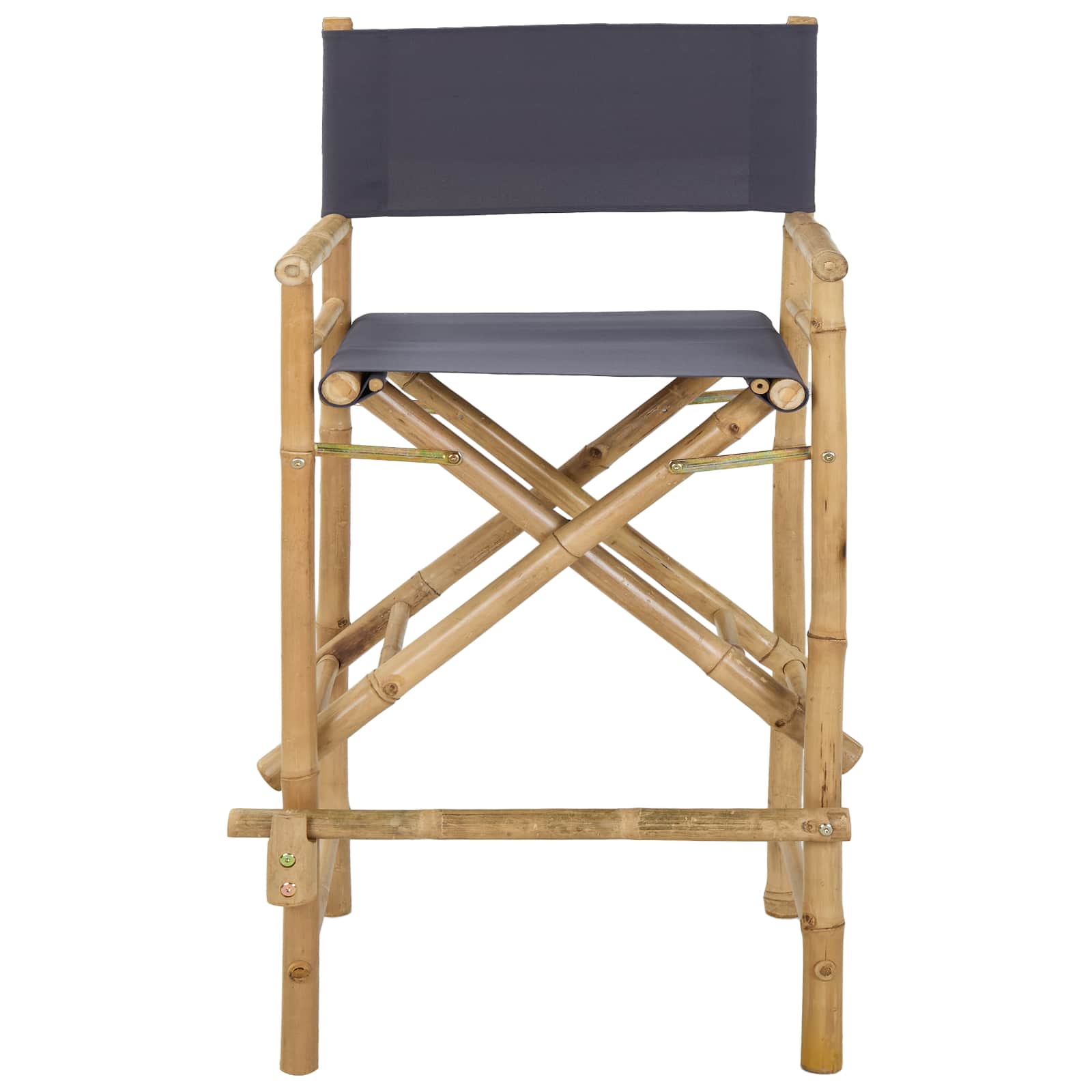 Folding Directors Stol 2 pcs Naturfarvet Bambus