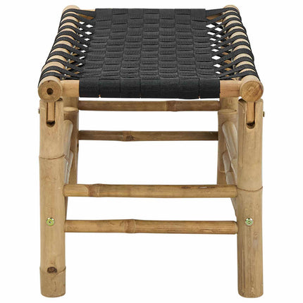 Havebænk 80 x 38 x 40 cm Bambus Naturfarvet Rektangulær