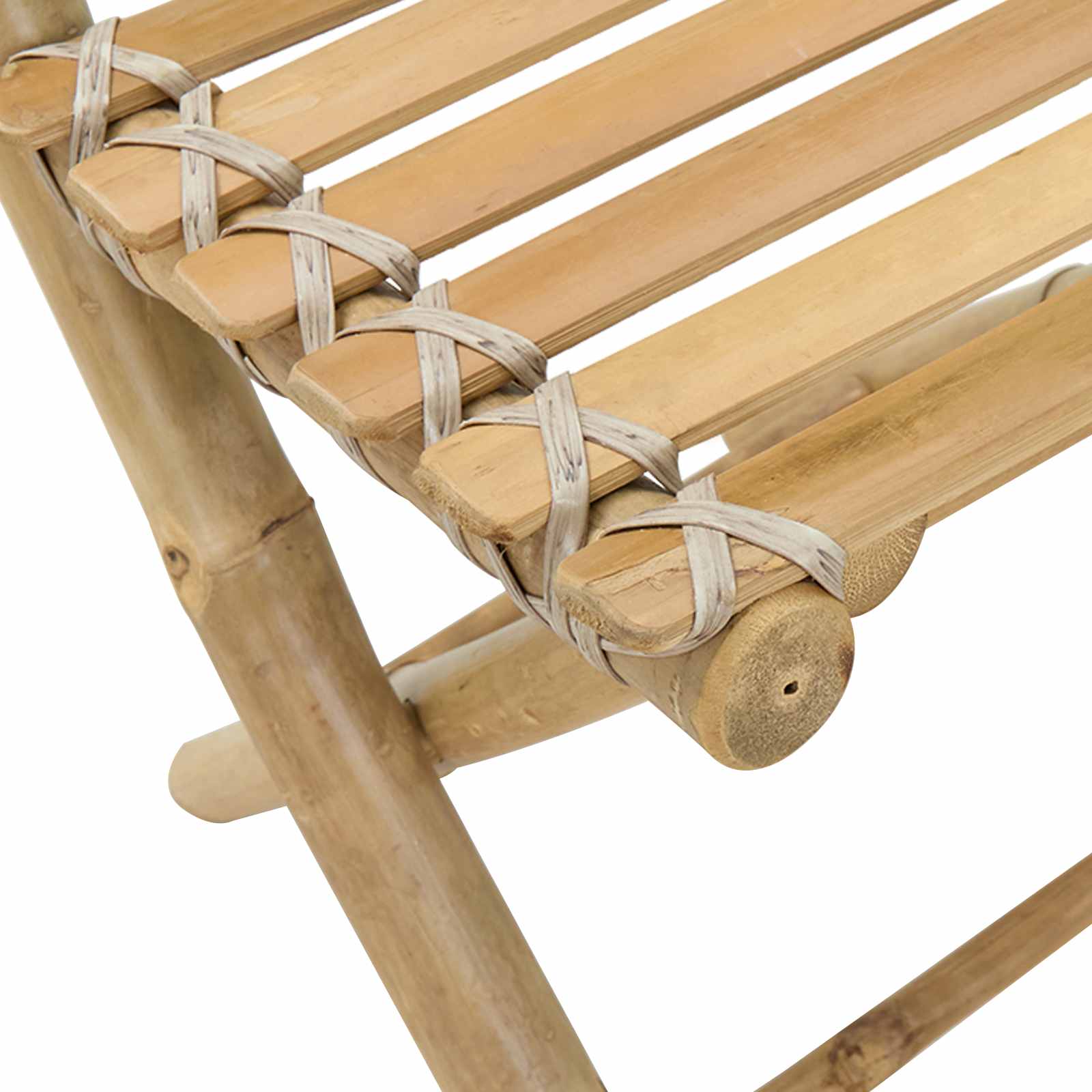 Have Stol 4 pcs Naturfarvet Bambus
