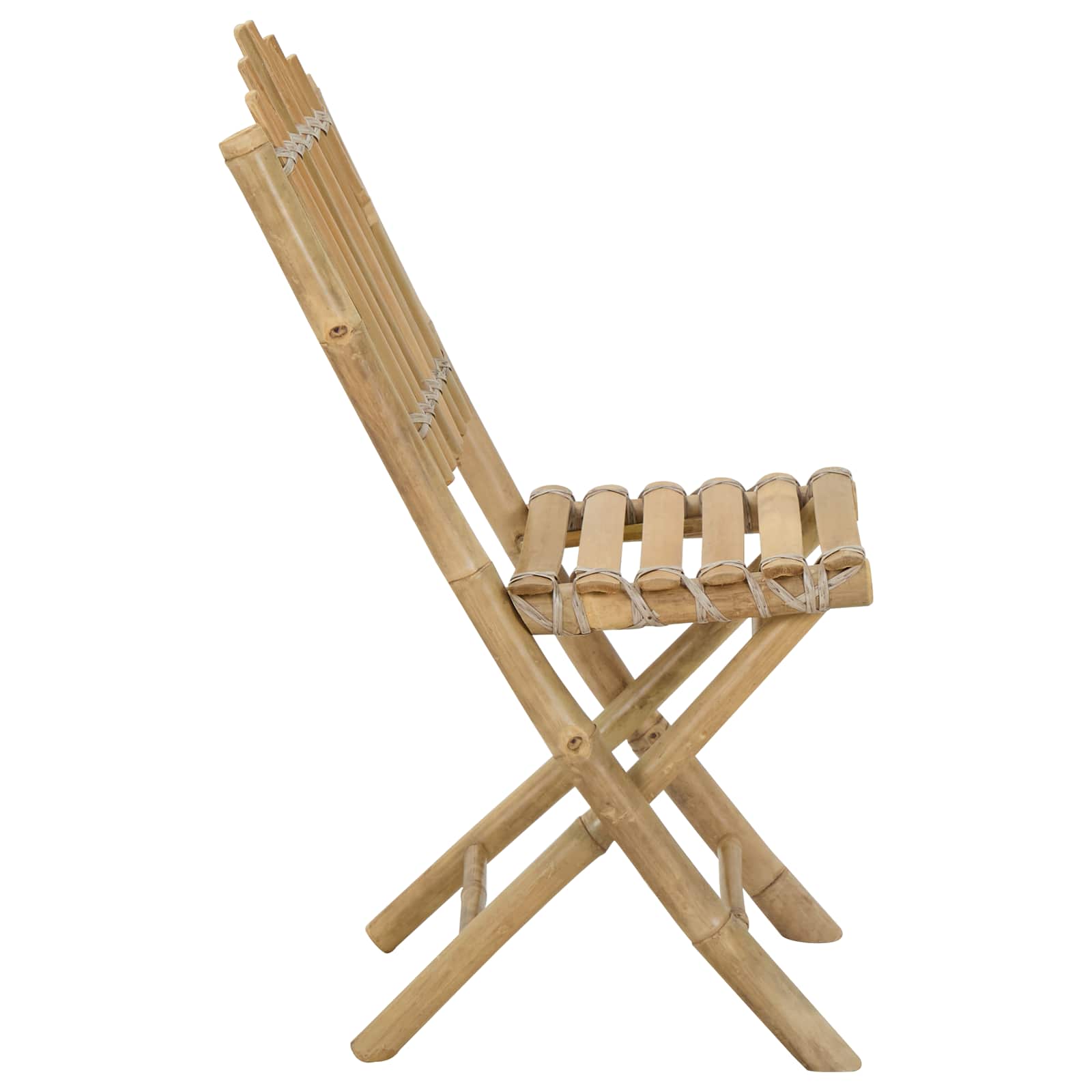 Have Stol 4 pcs Naturfarvet Bambus