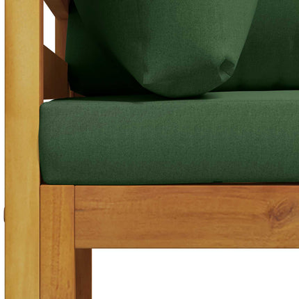 Sofa Sæt 4 stk. Naturfarvet Massivt Akacietræ