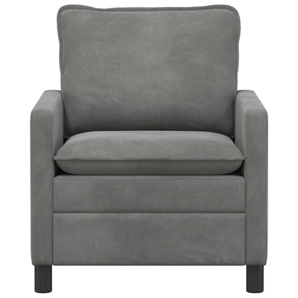 Sofa Mørkegrå 76 x 81 x 87,5 cm Fløjl