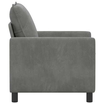 Sofa Mørkegrå 76 x 81 x 87,5 cm Fløjl