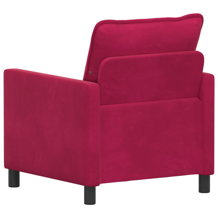 Sofa Vinrød 76 x 81 x 87,5 cm Fløjl