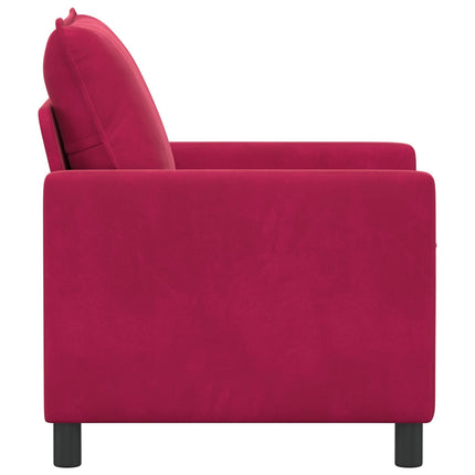 Sofa Vinrød 76 x 81 x 87,5 cm Fløjl