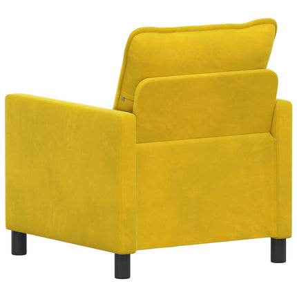Sofa Gul 76 x 81 x 87,5 cm Fløjl