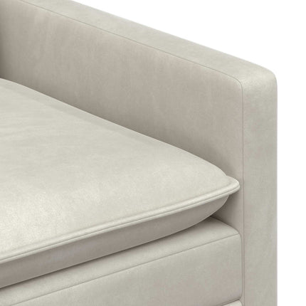 Sofa Cremefarvet 76 x 81 x 87,5 cm Fløjl