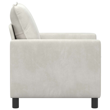 Sofa Cremefarvet 76 x 81 x 87,5 cm Fløjl